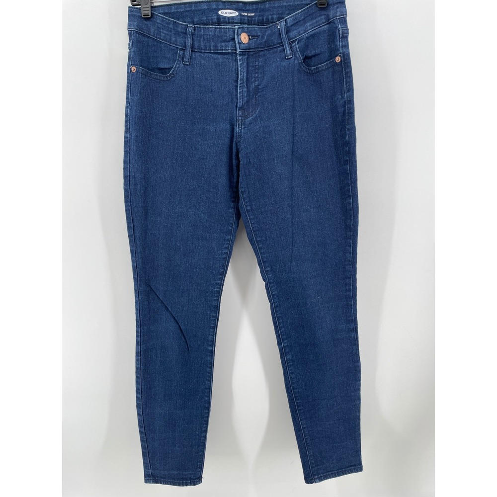 Old Navy Super Skinny Jeans Womens 6 Blue‎ Dark Wash Stretch Denim